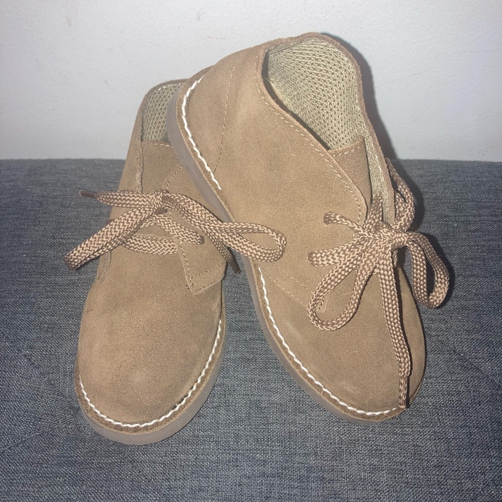 NWT Jcrew Tan Suede chukka Lace-Up Shoes